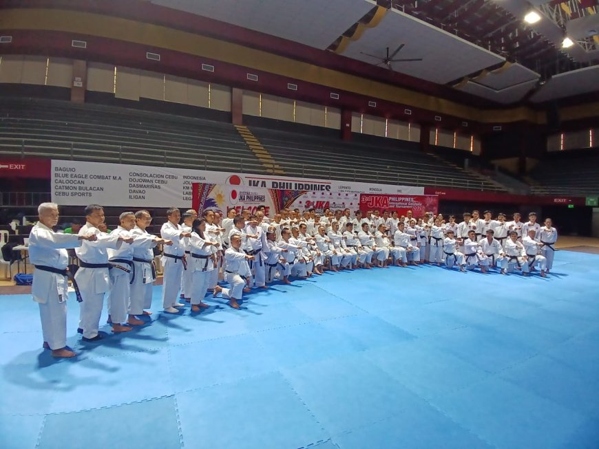 Day 2 Explodes Into Action in Davao as JKA Masters and International Black Belts Take the Floor